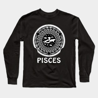 Fishes Zodiac Sign Pisces Long Sleeve T-Shirt